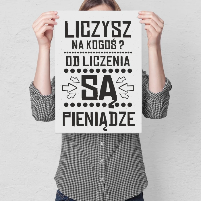 Poster metal liczysz na kogoś gift