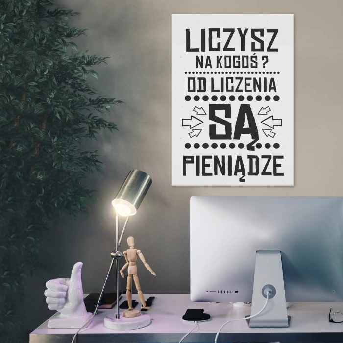 Poster metal liczysz na kogoś gift