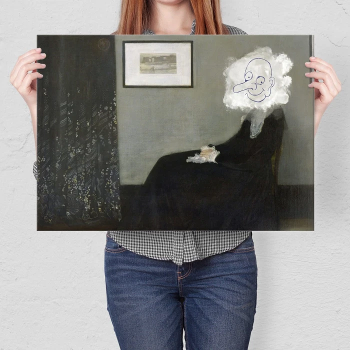 Poster metal Whistlers Mother Mr Bean gift
