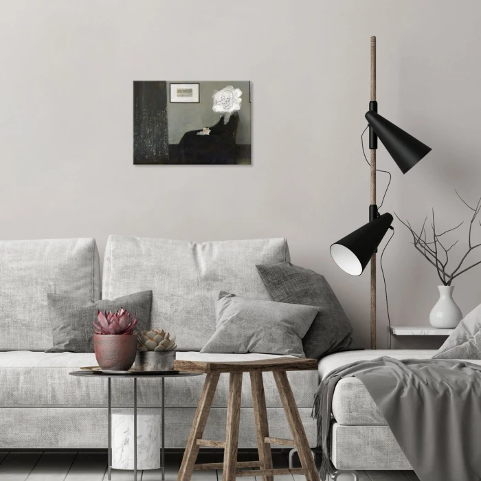 Plakat metalowy Whistlers Mother Mr Bean Prezent