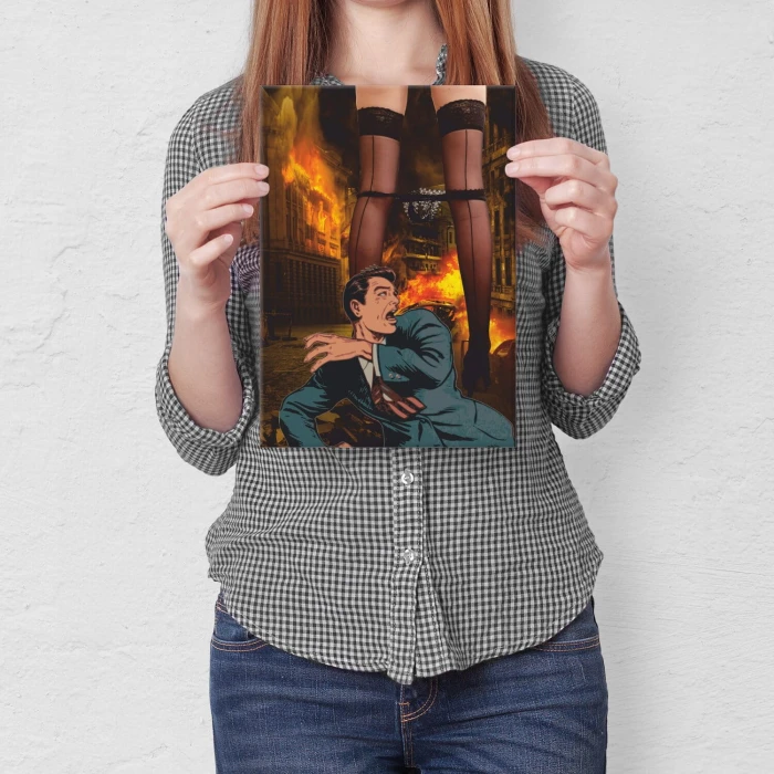 Poster metal desire escape gift