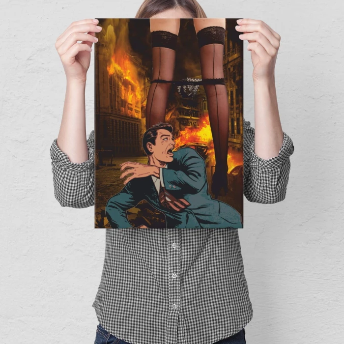 Poster metal desire escape gift