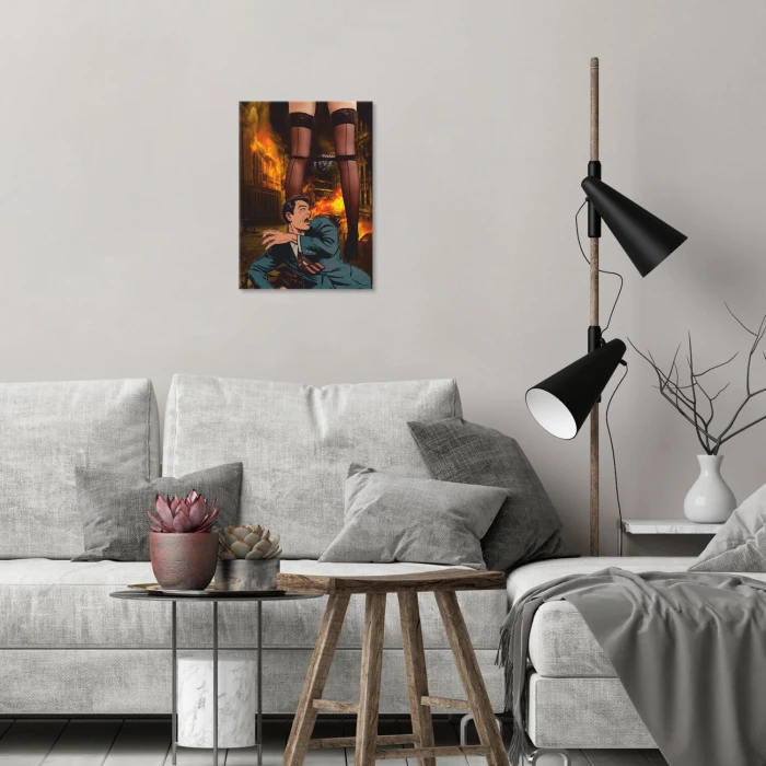 Plakat metalowy desire escape Prezent