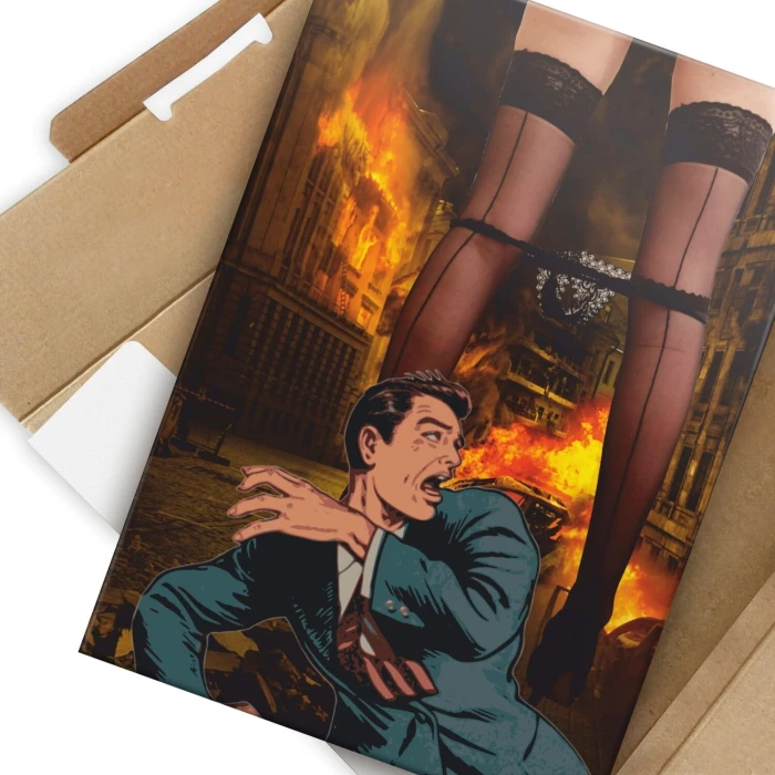 Poster metal desire escape gift