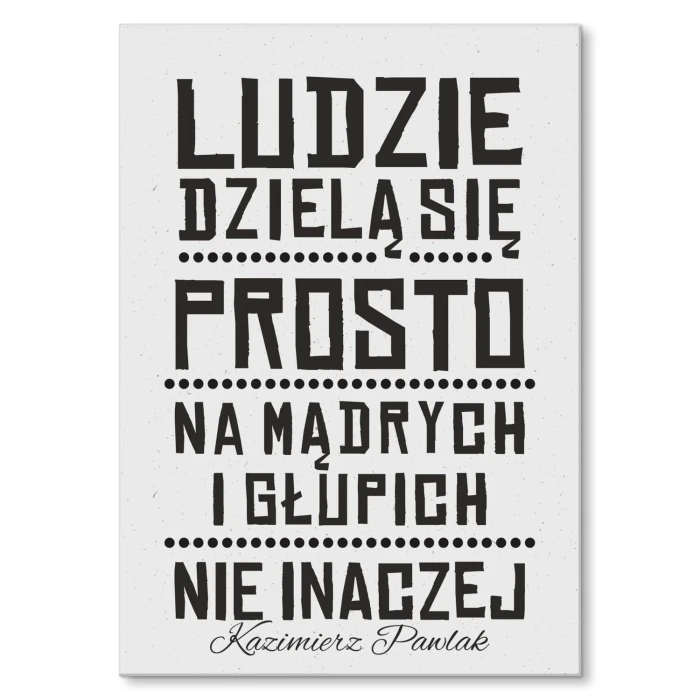 Poster metal Ludzie dzielą się prosto gift