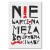 Poster metal nie warcz na męża gift