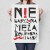 Poster metal nie warcz na męża gift