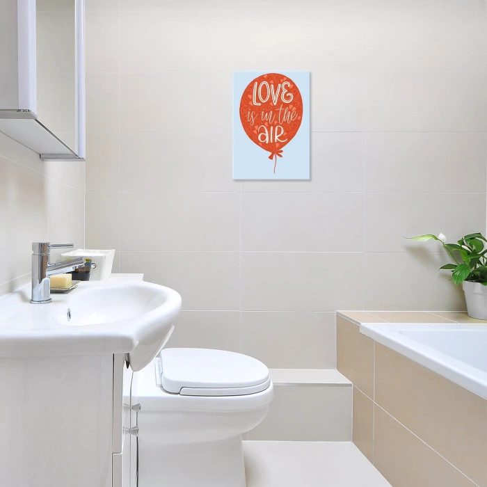 Plakat metalowy Love is in the air Prezent