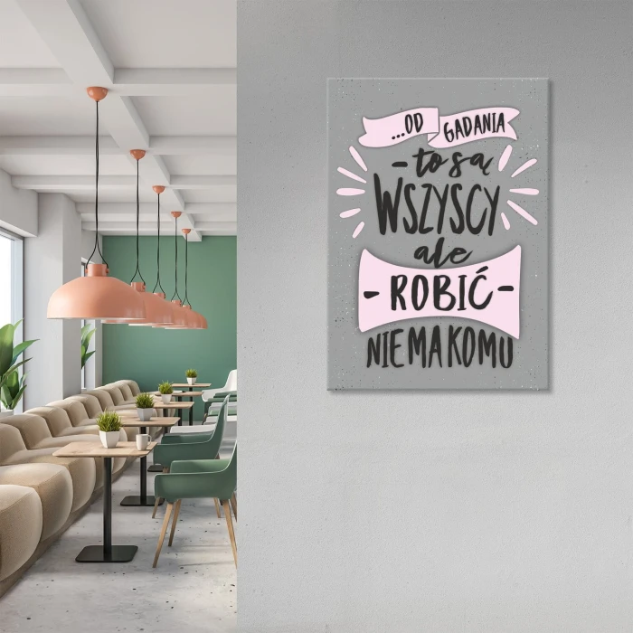 Poster metal od gadania są wszyscy gift