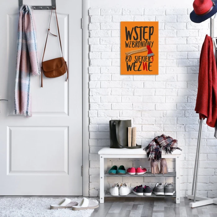 Poster metal bo siekiere wezne gift