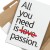 Poster metal all you need is passion gift