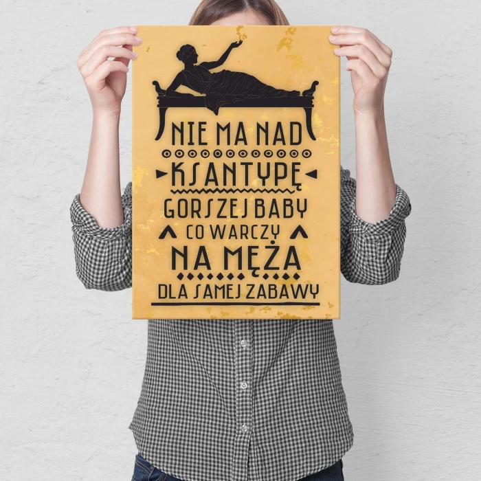 Plakat metalowy Ksantypa Prezent