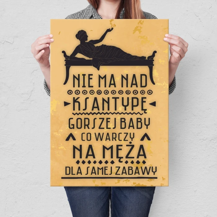 Plakat metalowy Ksantypa Prezent