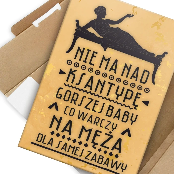 Poster metal Ksantypa gift