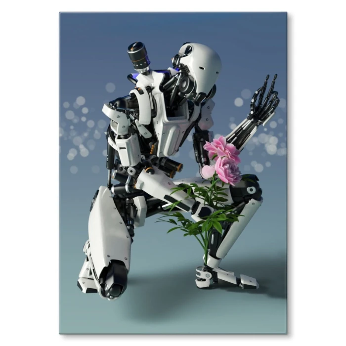 Poster metal lovely robot gift