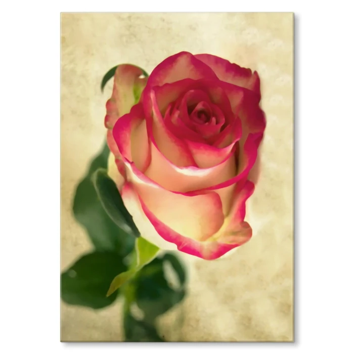 Plakat metalowy natural rose Prezent