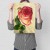 Plakat metalowy natural rose Prezent