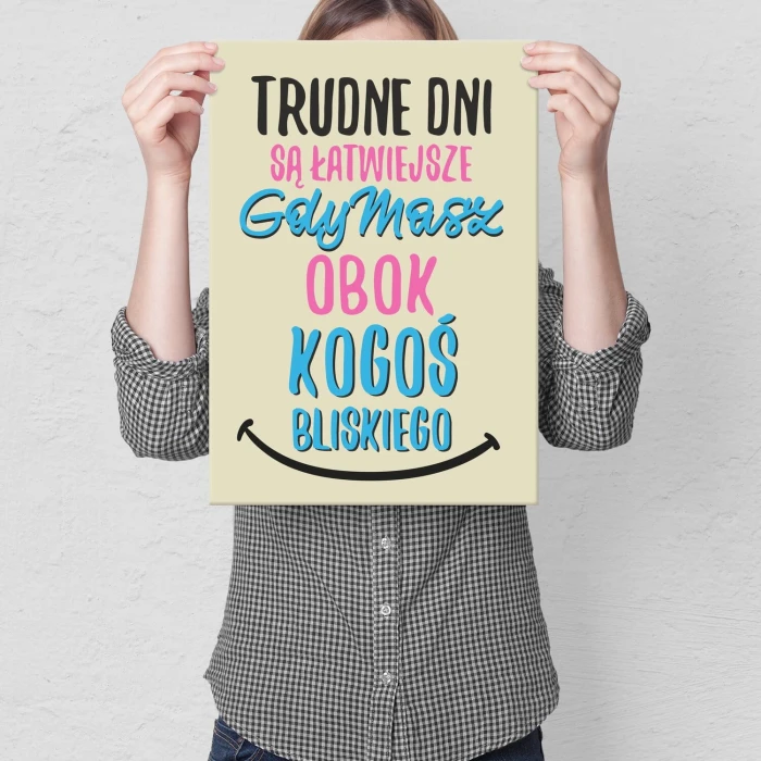 Poster metal trudne dni gift