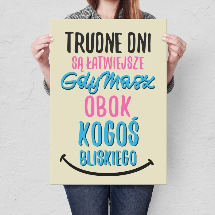 Poster metal trudne dni gift