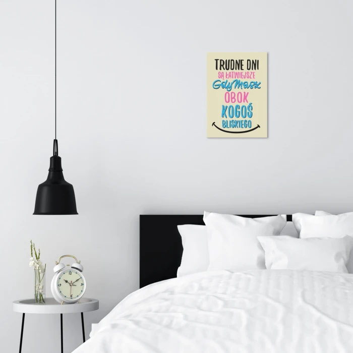 Poster metal trudne dni gift