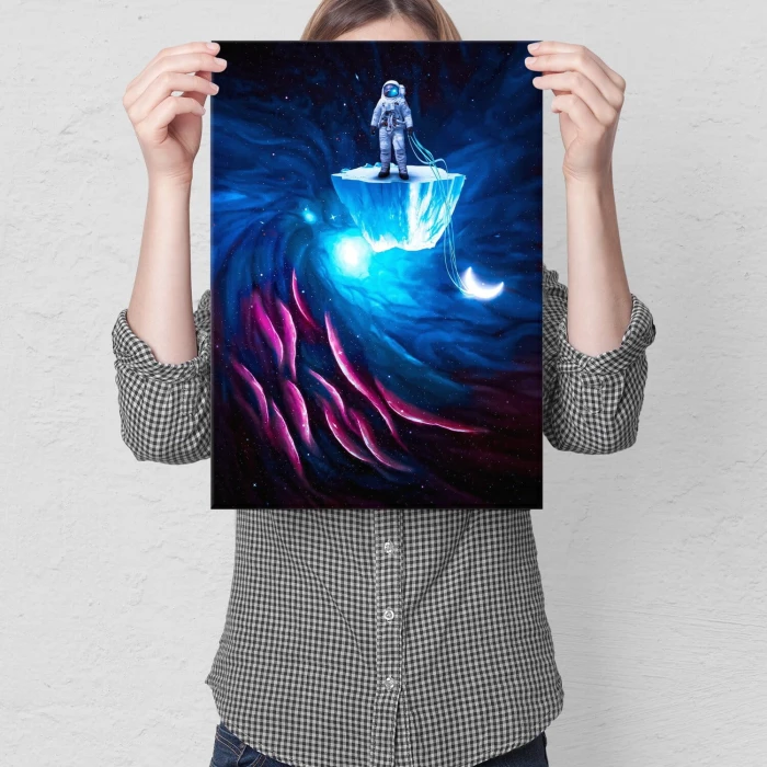 Poster metal astronaut dream gift