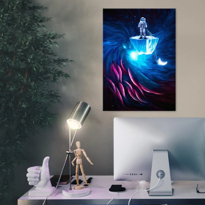Poster metal astronaut dream gift