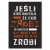 Poster metal Jeśli ktoś obiecuje gift