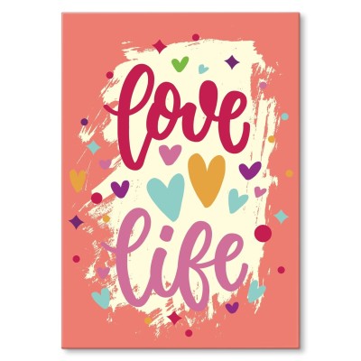 Poster metal love life gift