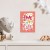 Poster metal love life gift