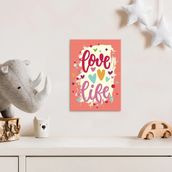 Poster metal love life gift