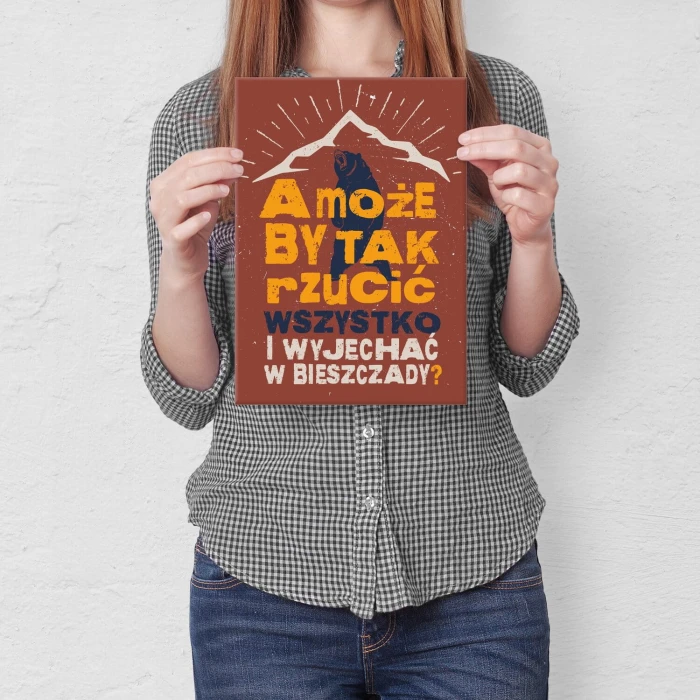 Plakat metalowy  Prezent