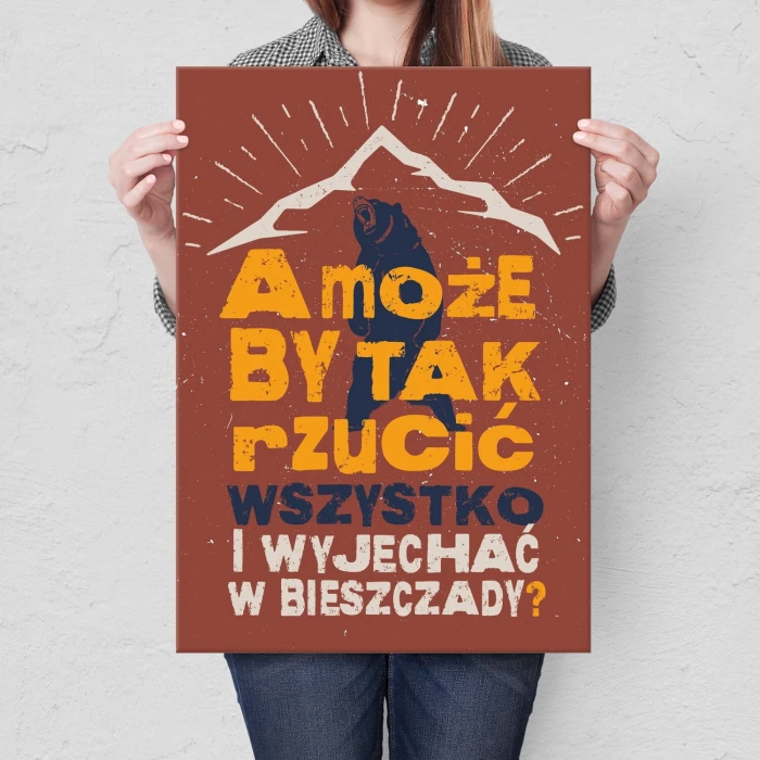 Plakat metalowy  Prezent