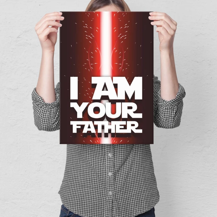 Poster metal i AM YOUR FATHER gift