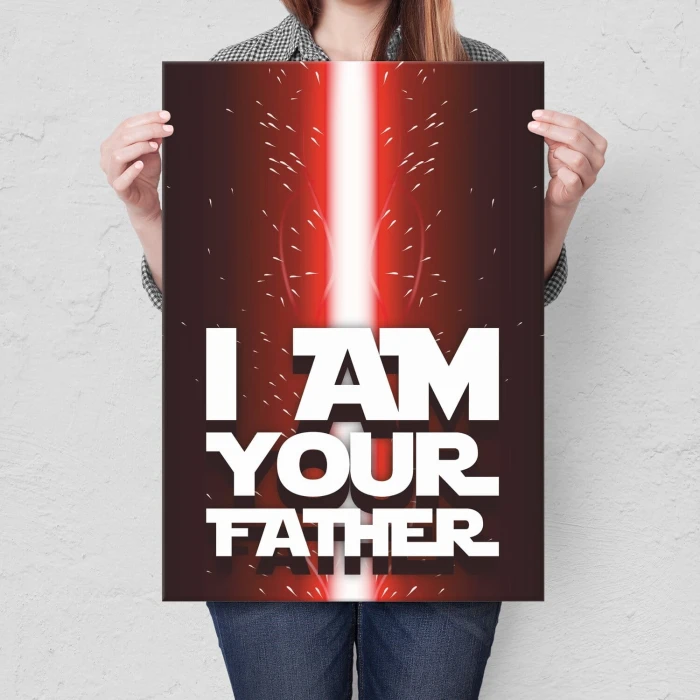 Poster metal i AM YOUR FATHER gift