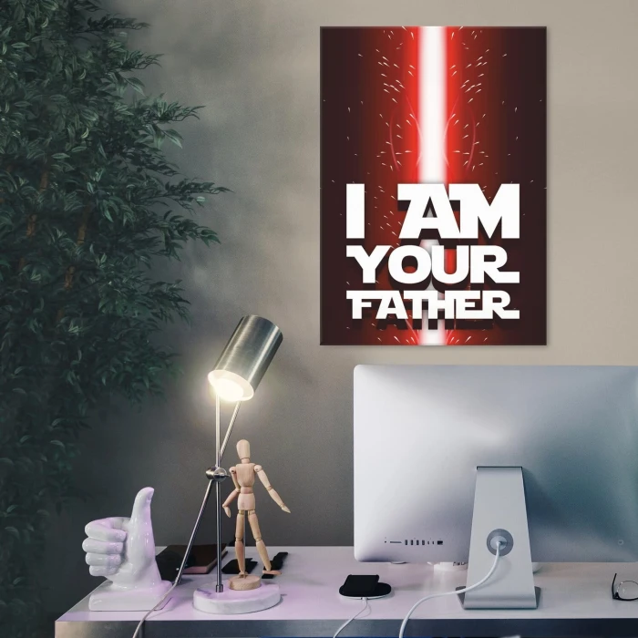 Poster metal i AM YOUR FATHER gift