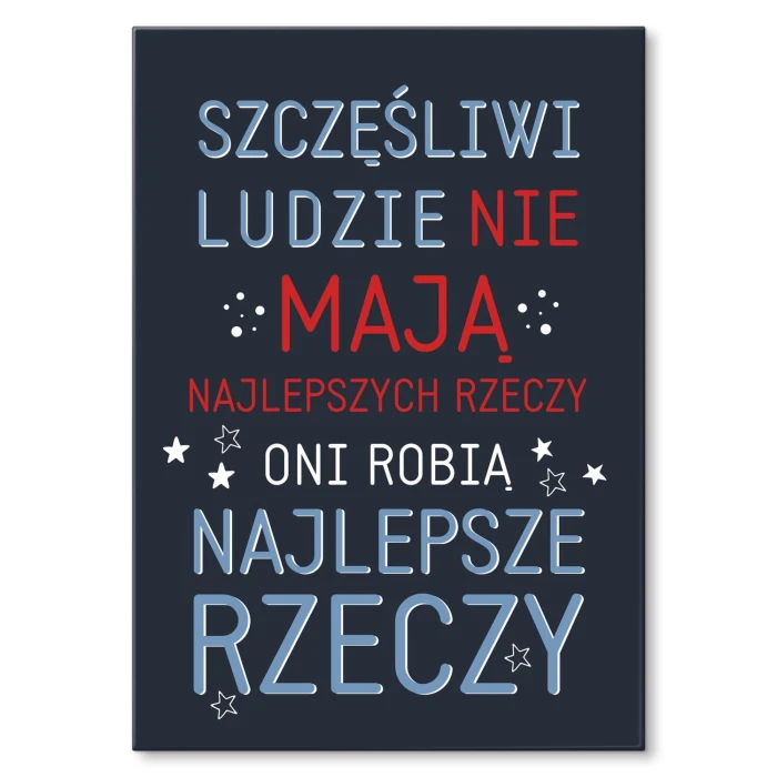 Plakat metalowy Najlepsze rzeczy Prezent