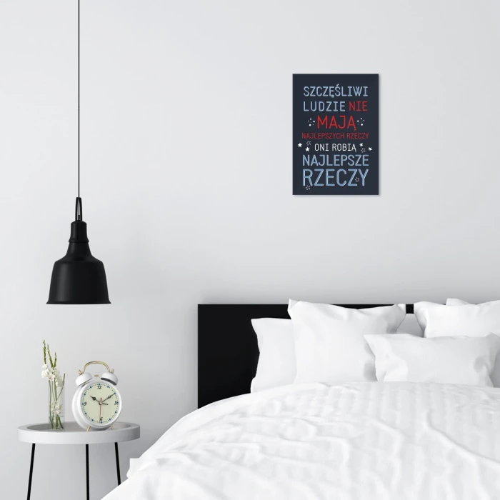 Poster metal Najlepsze rzeczy gift