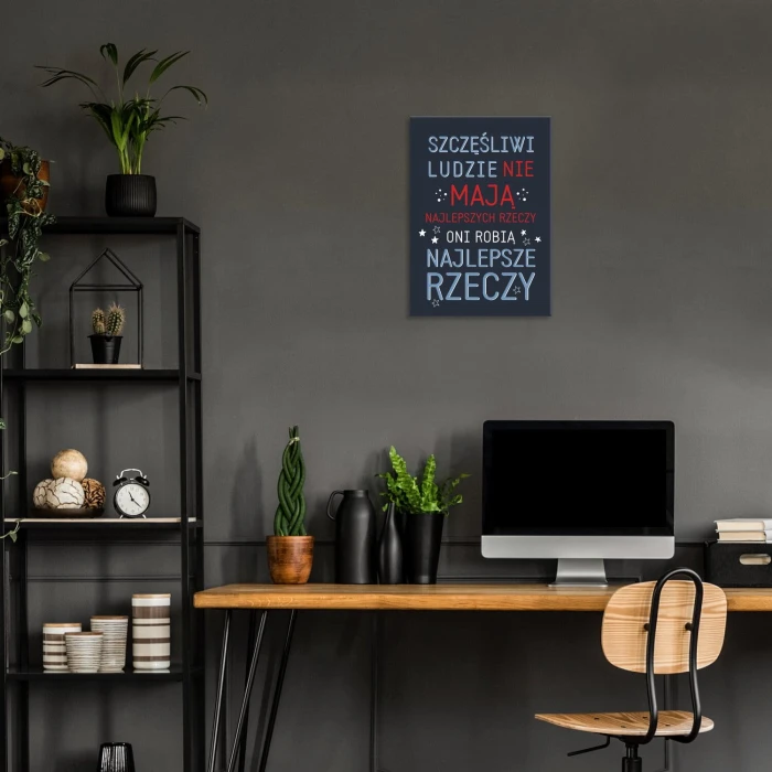 Poster metal Najlepsze rzeczy gift
