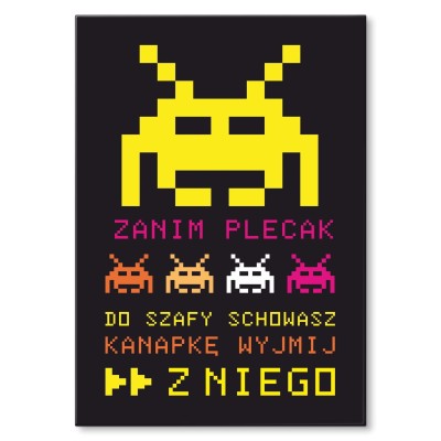 Plakat metalowy kanapka Prezent