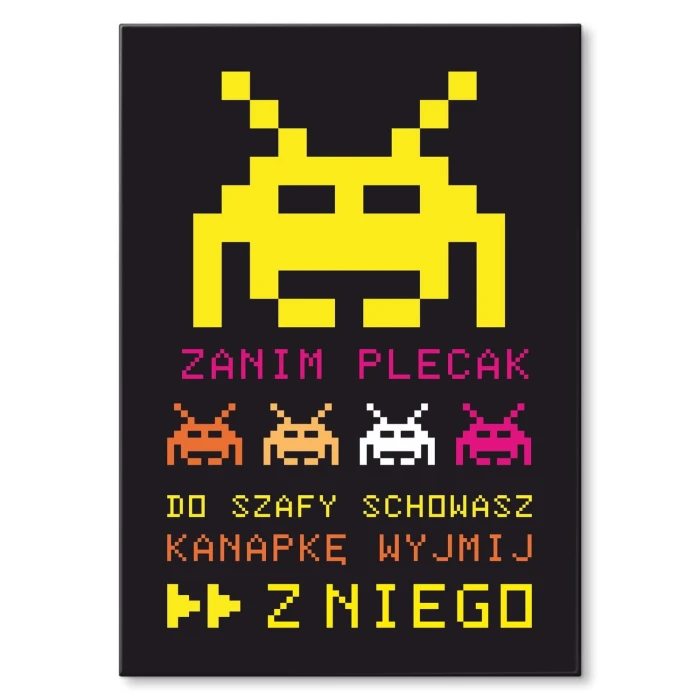Plakat metalowy kanapka Prezent