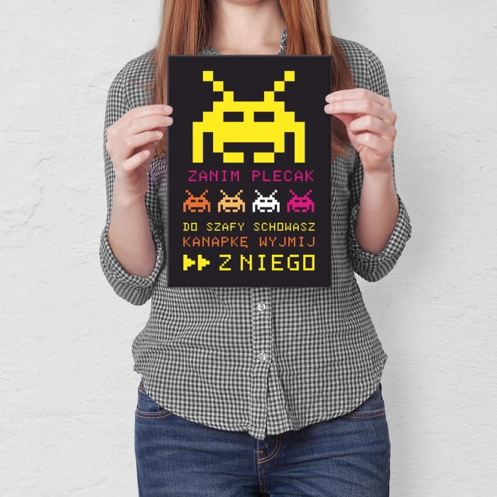Plakat metalowy kanapka Prezent
