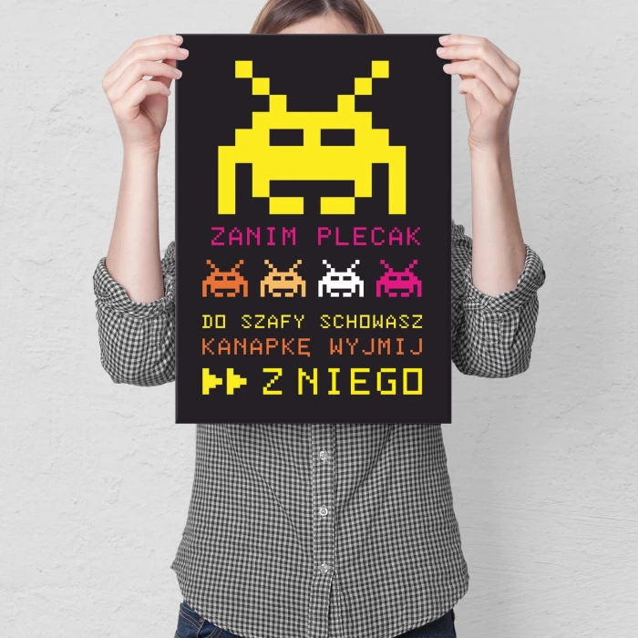 Plakat metalowy kanapka Prezent