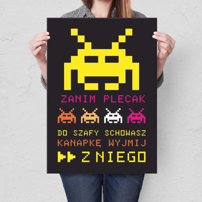 Poster metal kanapka gift
