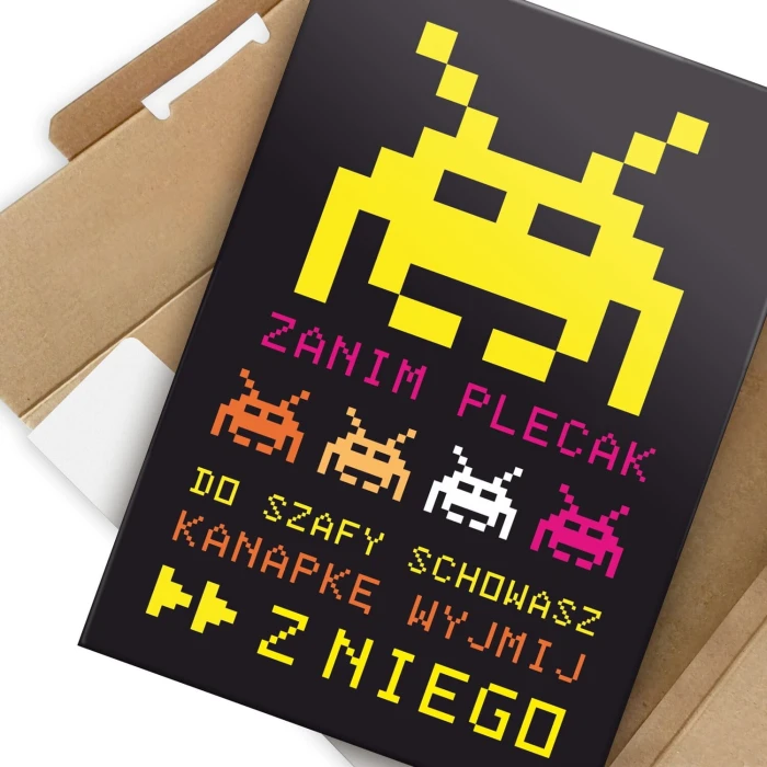 Plakat metalowy kanapka Prezent