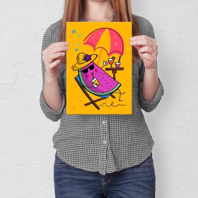 Poster metal Summer gift