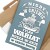 Poster metal W gniewie gift