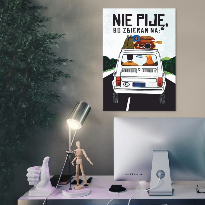 Poster metal zbieram na malucha gift