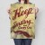 Poster metal keep smiling gift