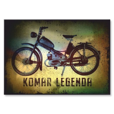 Poster metal Komar Motocykl Legenda gift