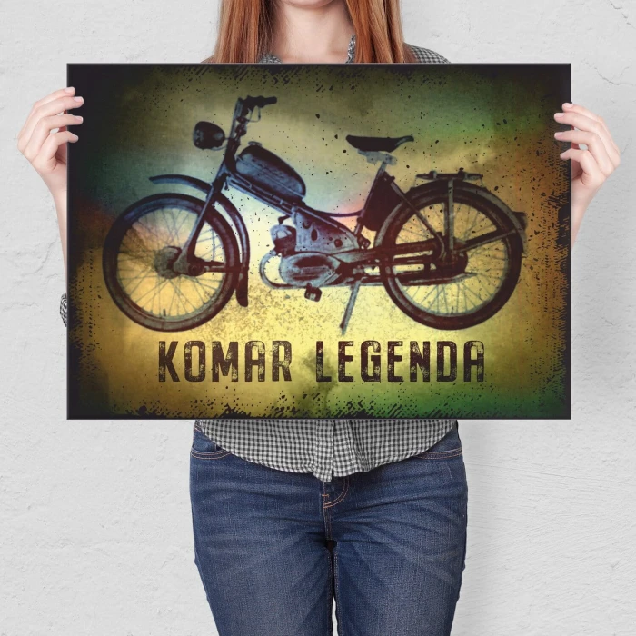 Poster metal Komar Motocykl Legenda gift